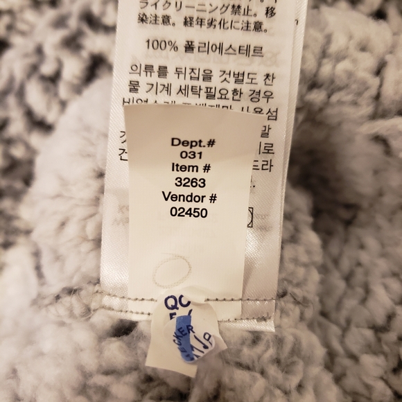 NWT Eddie Bauer Womens Turtleneck Fireside Funnel Plush Pullover Shirt Gray XL - Picture 8 of 8